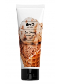 Лубрикант на водной основе OYO Aroma Gel Ice Cream с ароматом пломбира - 75 мл. - OYO - купить с доставкой в Сергиевом Посаде