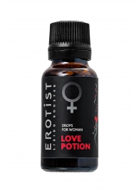 Возбуждающие капли для женщин Erotist Love Potion - 20 мл. - Erotist Libido Booster - купить с доставкой в Сергиевом Посаде