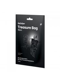 Черный мешочек для хранения игрушек Treasure Bag L - Satisfyer - купить с доставкой в Сергиевом Посаде