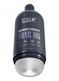 Мастурбатор в бутылке Shower Therapy Deep Cream - Pipedream - в Сергиевом Посаде купить с доставкой