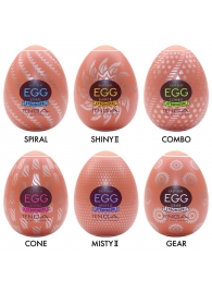 Набор из 6 мастурбаторов-яиц Tenga Egg Variety Pack V - Tenga - в Сергиевом Посаде купить с доставкой