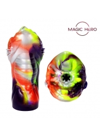 Яркий фантазийный мастурбатор - Bior toys - в Сергиевом Посаде купить с доставкой