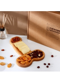 Деревянное блюдо для подачи в форме члена (32,5 х 20 х 1,7 см) - Сима-Ленд - купить с доставкой в Сергиевом Посаде