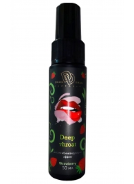 Спрей для горла Deep Throat с десенсибилизирующим эффектом и вкусом клубники - 50 мл. - БиоМед - купить с доставкой в Сергиевом Посаде