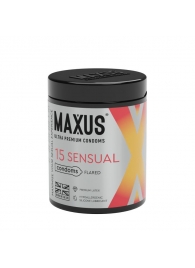 Анатомические презервативы MAXUS Sensual - 15 шт. - Maxus - купить с доставкой в Сергиевом Посаде