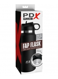 Черный мастурбатор в виде бутылки Fap Flask - Pipedream - в Сергиевом Посаде купить с доставкой