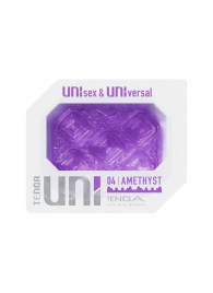 Фиолетовый мастурбатор-стимулятор Tenga Uni Amethyst - Tenga - в Сергиевом Посаде купить с доставкой