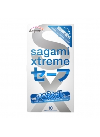 Презервативы Sagami Xtreme Ultrasafe с двойным количеством смазки - 10 шт. - Sagami - купить с доставкой в Сергиевом Посаде