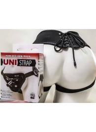 Универсальные трусики Harness UNI strap с корсетом - LOVETOY (А-Полимер) - купить с доставкой в Сергиевом Посаде