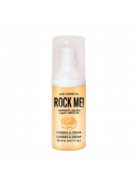 Жидкий вибратор Nuei Rock Me! с ароматом печенья и сливок - 20 мл. - Nuei cosmetics - купить с доставкой в Сергиевом Посаде