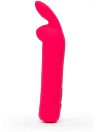 Розовая вибропуля с ушками Rechargeable Rabbit Ears Bullet Vibrator - Happy Rabbit