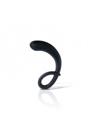 Черный массажер простаты Curving Curt - 13 см. - MyStim - купить с доставкой в Сергиевом Посаде