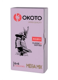 Презервативы OKOTO Mega Mix - 12 шт. - Sitabella - купить с доставкой в Сергиевом Посаде