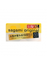 Презервативы увеличенного размера Sagami Original 0.02 XL-size - 12 шт. - Sagami - купить с доставкой в Сергиевом Посаде