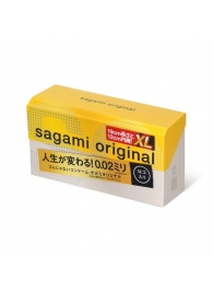 Презервативы увеличенного размера Sagami Original 0.02 XL-size - 12 шт. - Sagami - купить с доставкой в Сергиевом Посаде