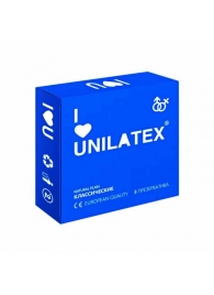 Классические презервативы Unilatex Natural Plain - 3 шт. - Unilatex - купить с доставкой в Сергиевом Посаде