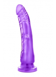 Фиолетовый фаллоимитатор Sweet N’ Hard 6 Realistic 8.5-Inch Long Dildo - 22,5 см. - Blush Novelties