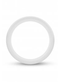 Белое люминесцентное эрекционное кольцо Silicone Glo Cock Ring - Blush Novelties - в Сергиевом Посаде купить с доставкой