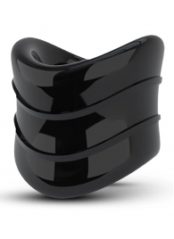 Черное эрекционное кольцо на мошонку Beef Ball Stretcher Snug X Long - Blush Novelties - в Сергиевом Посаде купить с доставкой