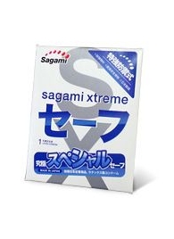 Презерватив Sagami Xtreme Ultrasafe с двойным количеством смазки - 1 шт. - Sagami - купить с доставкой в Сергиевом Посаде