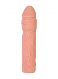 Телесная удлиняющая насадка с подхватом - 19 см. - ToyFa - в Сергиевом Посаде купить с доставкой