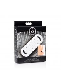Комплект из 6 прозрачных эрекционных колец Ring Master Custom Ball Stretcher Kit - XR Brands - в Сергиевом Посаде купить с доставкой