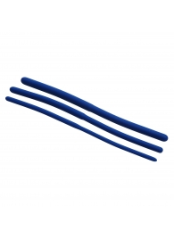 Набор из 3 синих силиконовых уретральных расширителей Invasion Silicone Urethral Sound Trainer Set - XR Brands - купить с доставкой в Сергиевом Посаде