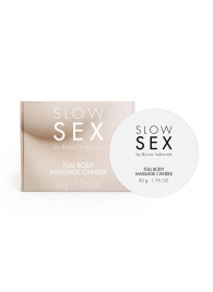 Массажная свеча для всего тела Slow Sex - 50 гр. - Bijoux Indiscrets - купить с доставкой в Сергиевом Посаде