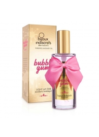 Разогревающее массажное масло Light My Fire Bubble Gum с ароматом бабл-гам - 100 мл. - Bijoux Indiscrets - купить с доставкой в Сергиевом Посаде