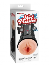 Мастурбатор-вагина в колбе Super Luscious Lips - Pipedream - в Сергиевом Посаде купить с доставкой