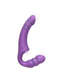 Фиолетовый безремневой страпон Straples Strap-On Dildo - Erokay - купить с доставкой в Сергиевом Посаде