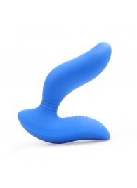 Синий вибромассажер простаты 3,5’’ Curve P-spot Massager - 12 см. - Erokay - в Сергиевом Посаде купить с доставкой