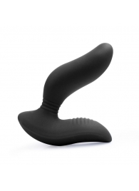 Черный вибромассажер простаты 3,5’’ Curve P-spot Massager - 12 см. - Erokay - в Сергиевом Посаде купить с доставкой