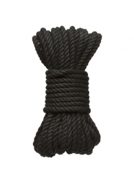 Черная верёвка для связывания и фиксации Bind Tie - 9,14 м. - Doc Johnson - купить с доставкой в Сергиевом Посаде