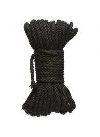 Черная верёвка для связывания и фиксации Bind Tie - 15,24 м. - Doc Johnson - купить с доставкой в Сергиевом Посаде
