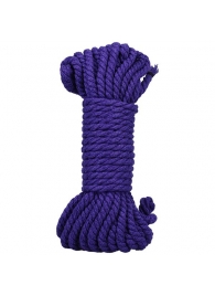 Фиолетовая верёвка для связывания и фиксации Bind Tie - 9,14 м. - Doc Johnson - купить с доставкой в Сергиевом Посаде
