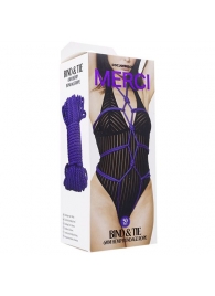 Фиолетовая верёвка для связывания и фиксации Bind Tie - 15,24 м. - Doc Johnson - купить с доставкой в Сергиевом Посаде