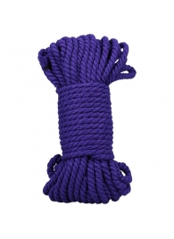 Фиолетовая верёвка для связывания и фиксации Bind Tie - 15,24 м. - Doc Johnson - купить с доставкой в Сергиевом Посаде