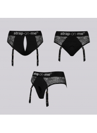 Трусики для фиксации насадок Strap-on-me Harness Lingerie Diva XS - Strap-on-me - купить с доставкой в Сергиевом Посаде