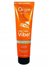 Гель с эффектом вибрации Lube Tube Vibe Low Sex On The Beach - 100 мл. - ORGIE - купить с доставкой в Сергиевом Посаде