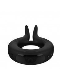 Черное эрекционное кольцо Marry Me Rechargeable Vibrating Cockring - Adrien Lastic - в Сергиевом Посаде купить с доставкой