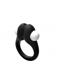 Черное эрекционное кольцо Zippy Vibrating Ring With Bullet - Adrien Lastic - в Сергиевом Посаде купить с доставкой
