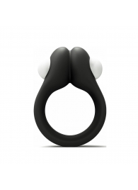 Черное эрекционное кольцо Zippy Vibrating Ring With Bullet - Adrien Lastic - в Сергиевом Посаде купить с доставкой