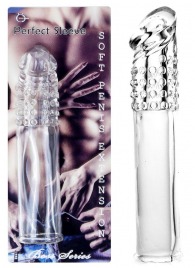 Прозрачная насадка-удлинитель Perfect Sleeve - 19 см. - Boys of Toys - в Сергиевом Посаде купить с доставкой