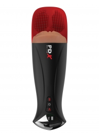 Мастурбатор-вагина в колбе с вибрацией Fuck-O-Matic Pro XL - Pipedream - в Сергиевом Посаде купить с доставкой