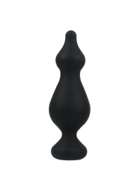 Черная анальная втулка Amuse L - 13,8 см. - Adrien Lastic