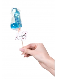 Голубой леденец в форме члена со вкусом блю кюрасао - 80 гр. - Sosuчki - купить с доставкой в Сергиевом Посаде