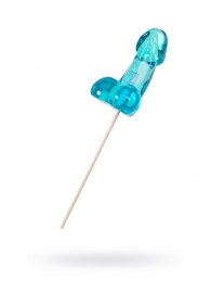 Голубой леденец в форме члена со вкусом блю кюрасао - 80 гр. - Sosuчki - купить с доставкой в Сергиевом Посаде
