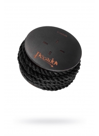 Черная веревка для шибари на катушке - 5 м. - Pecado - купить с доставкой в Сергиевом Посаде