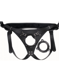 Пояс Hard Brutal для больших насадок - LOVETOY (А-Полимер) - купить с доставкой в Сергиевом Посаде